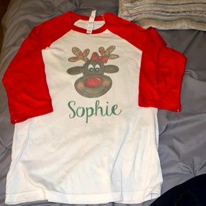 SOPHIE 10/12 Bella Canvas 3/4 sleeve t shirt